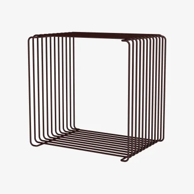 Nordic Nest Montana Panton Wire Single shelf 348x348x257 cm Black red