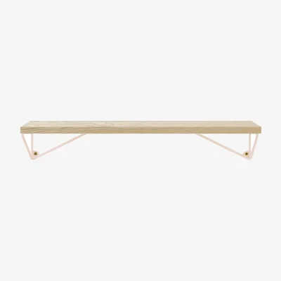 Nordic Nest Maze Pythagoras XS shelf Ash-pale pink 41x13.8x12 cm