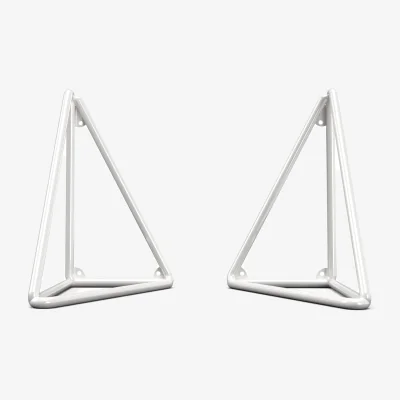 Nordic Nest Maze Pythagoras XL Brackets 2-pack Porcelain white