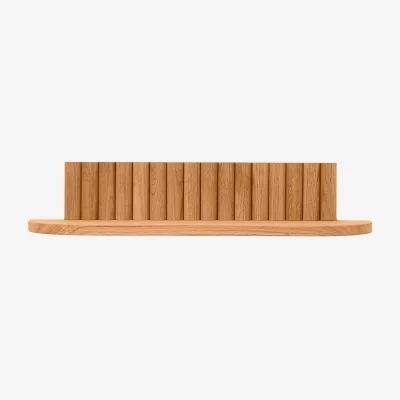 Nordic Nest Andersen Furniture Pillar wall shelf Oiled Natural Oak 60x15x12 cm