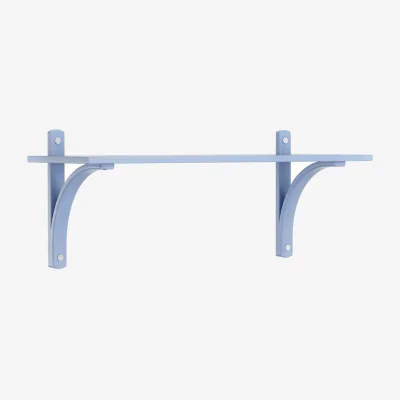 Nordic Nest Swedese Levi shelf 1 shelf level ILKE Blue-aluminium 90 cm