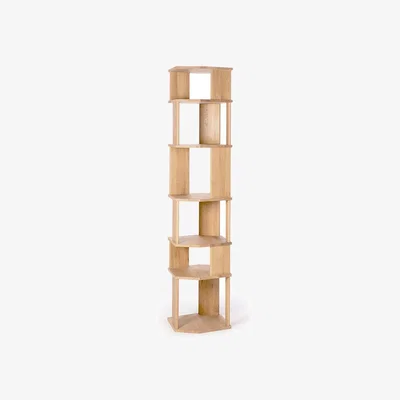 Nordic Nest Ethnicraft Stairs Column shelf Oak wax oil 204x45 cm