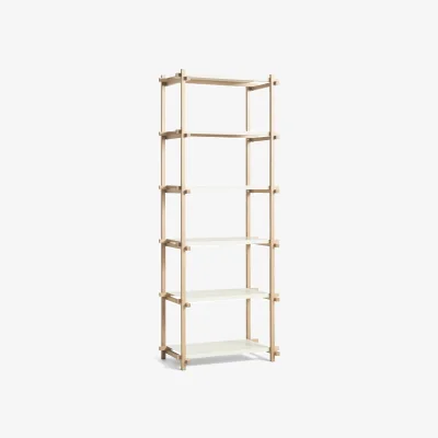 Nordic Nest HAY Woody Column shelf Oak-almond white high