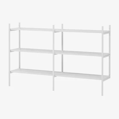 Nordic Nest TÔNN furniture Portal bookcase small White 158 cm