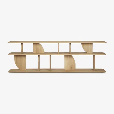 Nordic Nest Ethnicraft Geometric console Oak