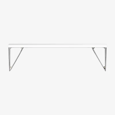 Nordic Nest Maze Pythagoras shelf white-chrome 20x80 cm