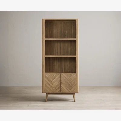 Oak&More Parven Solid Oak Tall Bookcase