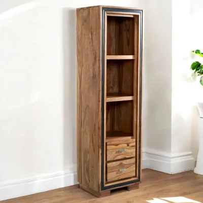 OAT Home Rossmore Narrow Wooden Bookcase