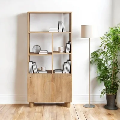 OAT Home Cashel 175cm Wooden Bookcase