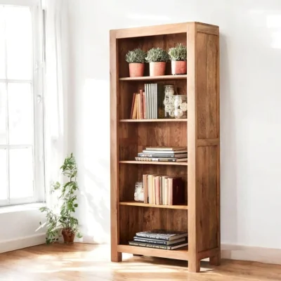 OAT Home Tibradden Large Wooden Bookcase