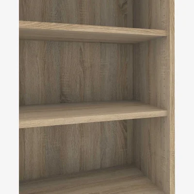 The Range Dris Natural Oak-Effect 4-Shelf Freestanding Bookcase - Natural