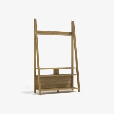 The Range Athy Ladder TV Unit wth Shelves - Brown