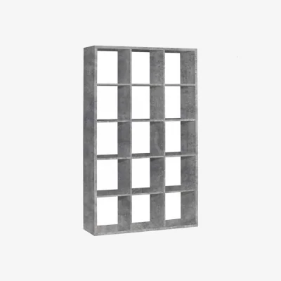 The Range Shanghai 3x5 Tall Cube Storage Unit Concrete Grey Matt - Grey