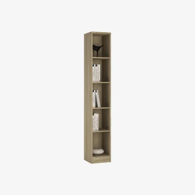 The Range 4 You Tall Narrow Bookcase - Oak