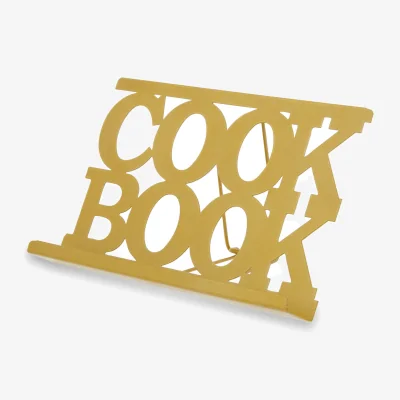 The Range Alpha Cook Book Stand Gold - Gold