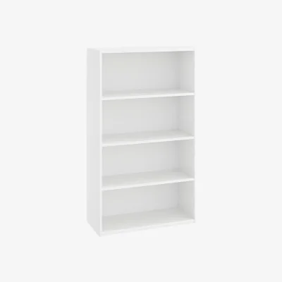 The Range WALPLUS Open Display Bookcase 23.6in Wide x 41.7in High - White