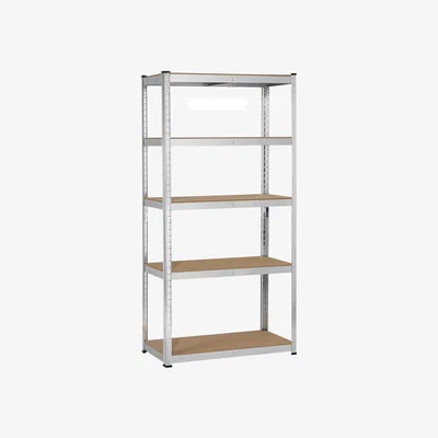 The Range 5-Tier Adjustable Storage Shelves - Silver