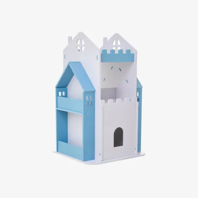 The Range Kidkid 3-Tier Castle Rotating Bookshelf - Blue