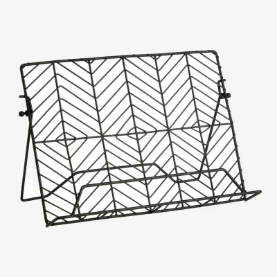 The Range Vertex Black Powder Coated Cook Book Stand - Black