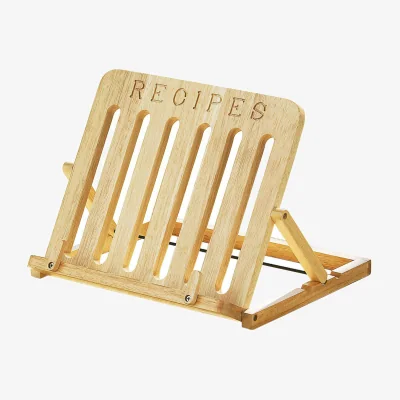 The Range Soka Tropical Hevea Wood Cookbook Stand