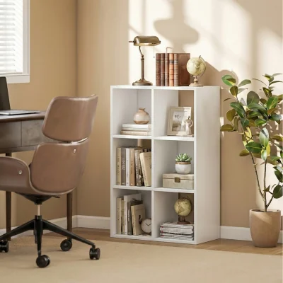 The Range HOMCOM Industrial Style Storage Shelf - White