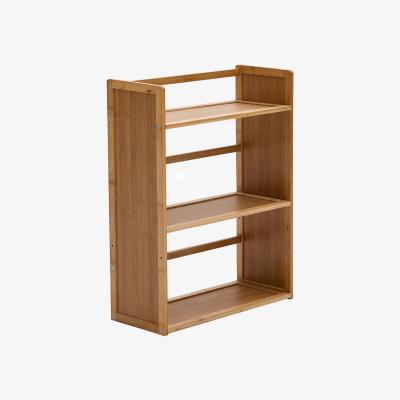 The Range Bamboo Desktop Bookshelf - Brown / 65cm