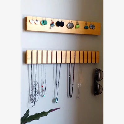 The Range Bijoox Stylish Handmade Solid Wood Wall Shelf  - Light