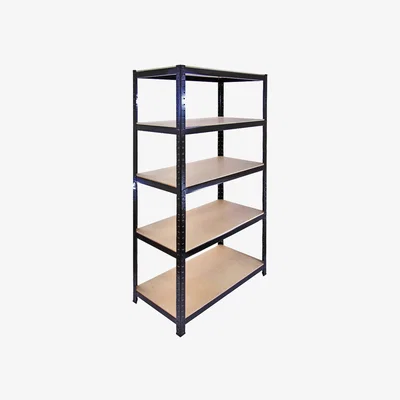 The Range Monster Racking T-Rax Black Metal Storage Shelves - Black
