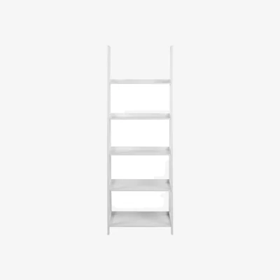 The Range Florence White Step Ladder Bookcase, 5 Shelves - White