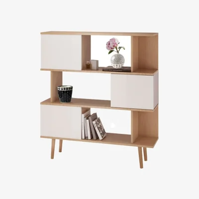 The Range LOFT24 Alandra Bookcase OakWhite - White