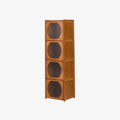 The Range Multipurpose Freestanding Storage Bookcase - Brown / 137cm