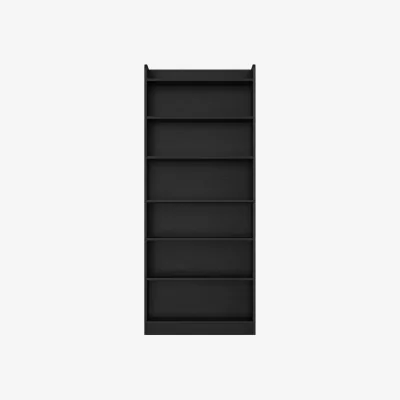 The Range Yaheetech Modern Simple Tall Open Shelf Bookcase - Black
