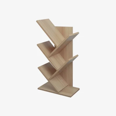 The Range Tree Shape Multi Tier Wooden Bookshelf - Wood