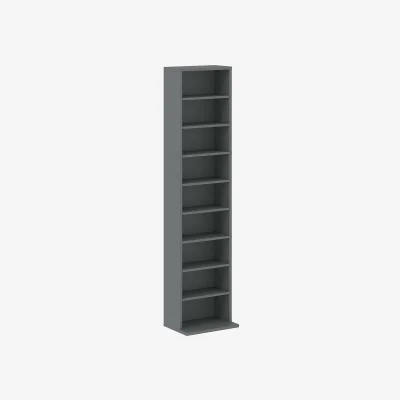 The Range Hato Vimi Grey Narrow CD Storage Unit - 260 Disc Capacity