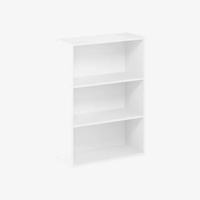 The Range WALPLUS Pasir 3-Tier Open Shelf Bookcase - Plain White