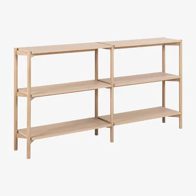 The Range Braidwood Bookcase - White Pigmented Oak