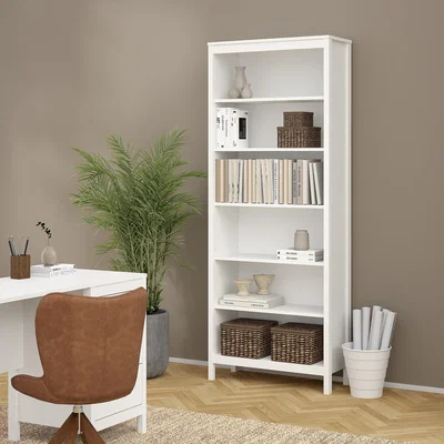 The Range Madrid Bookcase in White - White