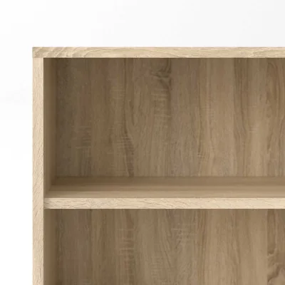 The Range Dris Compact 2-Shelf Bookcase, Natural Oak Effect - Natural