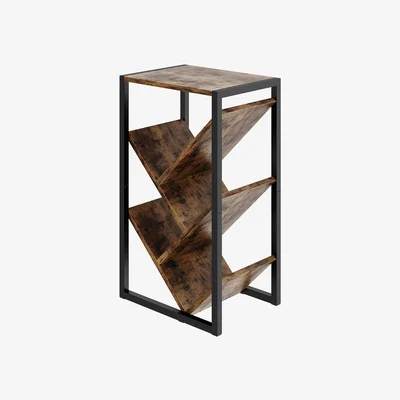 The Range 5-Tier Floor Standing Tree Bookshelf Storage Rack - Dark Wood