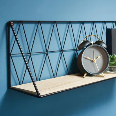 The Range Zig Zag Wall Shelf  - Oak