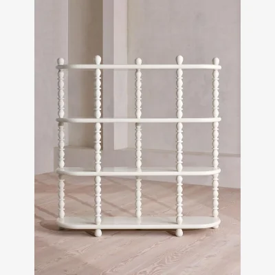 Soho Home Willow Shelving, Cream, Tall