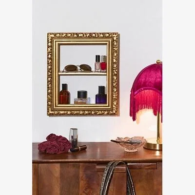 Urban Outfitters Florence 25cm Shelf - Gold 33cm x 28cm x 9cm at Urban Outfitters