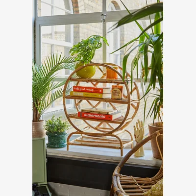 Urban Outfitters Rattan Shelving Unit - Beige ALL at Urban Outfitters