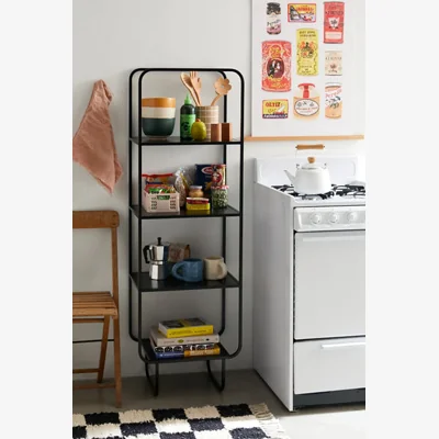 Urban Outfitters Alana Black Narrow Bookcase - Black ALL at Urban Outfitters