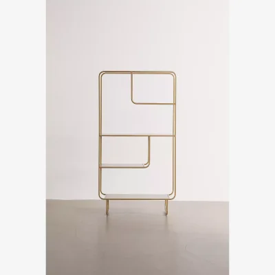 Urban Outfitters Alana Gold Bookcase - Gold ALL at Urban Outfitters