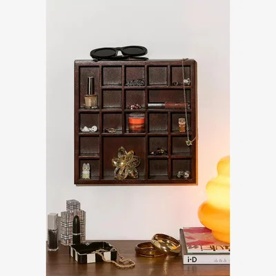 Urban Outfitters Erica Small Trinket Display Shelf - Brown ALL at Urban Outfitters