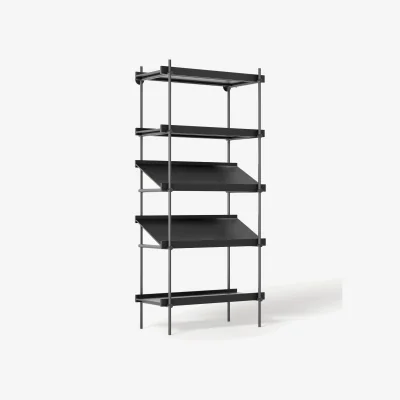 Westwing Tall Shelving Unit Rio with Slanted Shelves