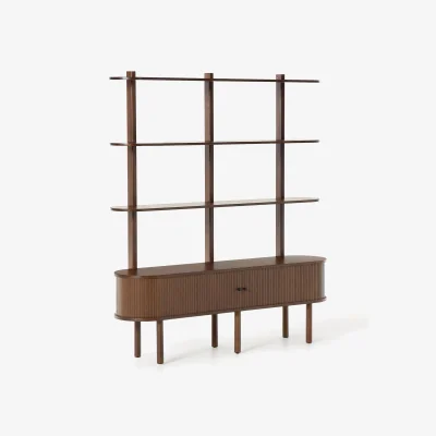 Westwing Shelving Unit Calary with Fluted Front