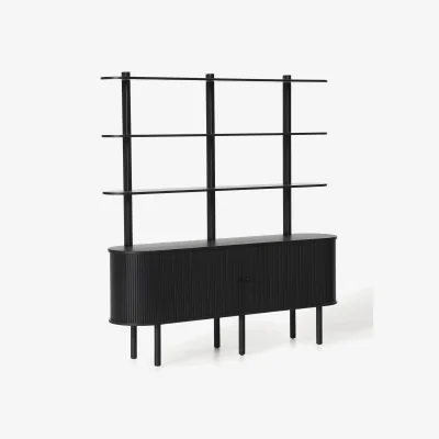 Westwing Large Shelving Unit Calary with Fluted Front