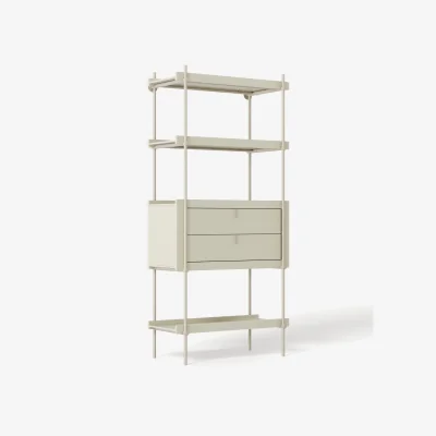 Westwing Tall Shelving Unit Rio with Drawers